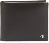 Calvin Klein Heren Billfold Portemonnee Leer - zwart