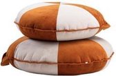 Cookie Beanbag Velvet Cinnamon/Beige Small