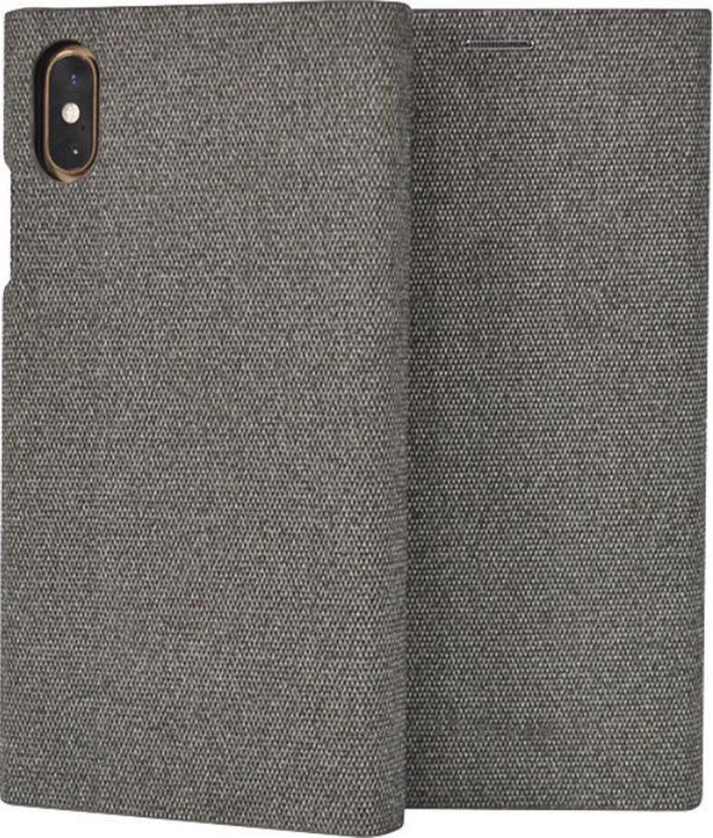 So Seven Premium Gentleman Book Case - iPhone XS Max - Grijs