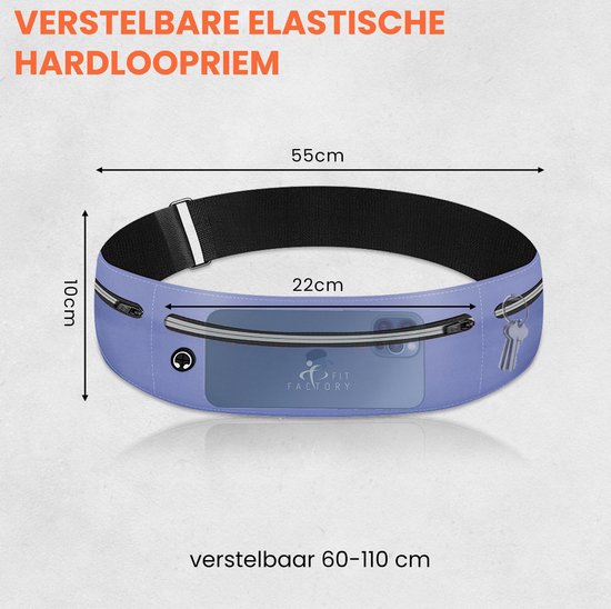 Nordrun® Verstelbare en Waterdichte Hardloopriem Geschikt voor Alle Telefoons | Hardloopriem voor Dames en Heren | Telefoonhouder voor Hardlopen