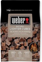 Weber aanmaakblokjes bruin, zonder additieven, 48 stuks