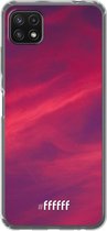 6F hoesje - geschikt voor Samsung Galaxy A22 5G -  Transparant TPU Case - Red Skyline #ffffff