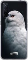 6F hoesje - geschikt voor OnePlus Nord CE 5G -  Transparant TPU Case - Witte Uil #ffffff