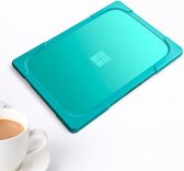 Voor Microsoft Surface Laptop 3/4 13.5 inch Staal TPU + PC Tweekleurige Anti-val Laptop Beschermhoes (Hemelsblauw)