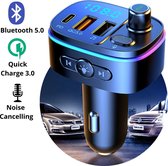 Sodex Bluetooth FM Transmitter - Snellader - Bluetooth Carkit - Noise Cancelling