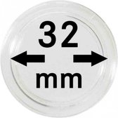 Lindner Hartberger muntcapsules Ø 32 mm (10x) voor penningen tokens capsules muntcapsule