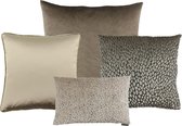 Combinaison de coussins Claudi Cushions taupe : Perla, Speranza, Giacomo, Dafne