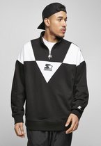 Starter Black Label - Triangle Troyer Sweater/trui - M - Zwart/Wit