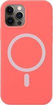 Siliconen Magsafe Hoesje iPhone 12 / 12 Pro - Roze