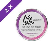 We Love The Planet - Lovely Lavender natuurlijke deodorant - 2 stuks - 2 x 48g