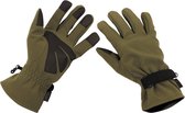 MFH - Soft Shell Handschoenen - Leger Groen - Maat: XL