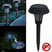 JML Commerce Muggenvanger - Solarlamp - Tuinlamp - Buitenlamp - Muggenvanger + Solarlamp - Zwart