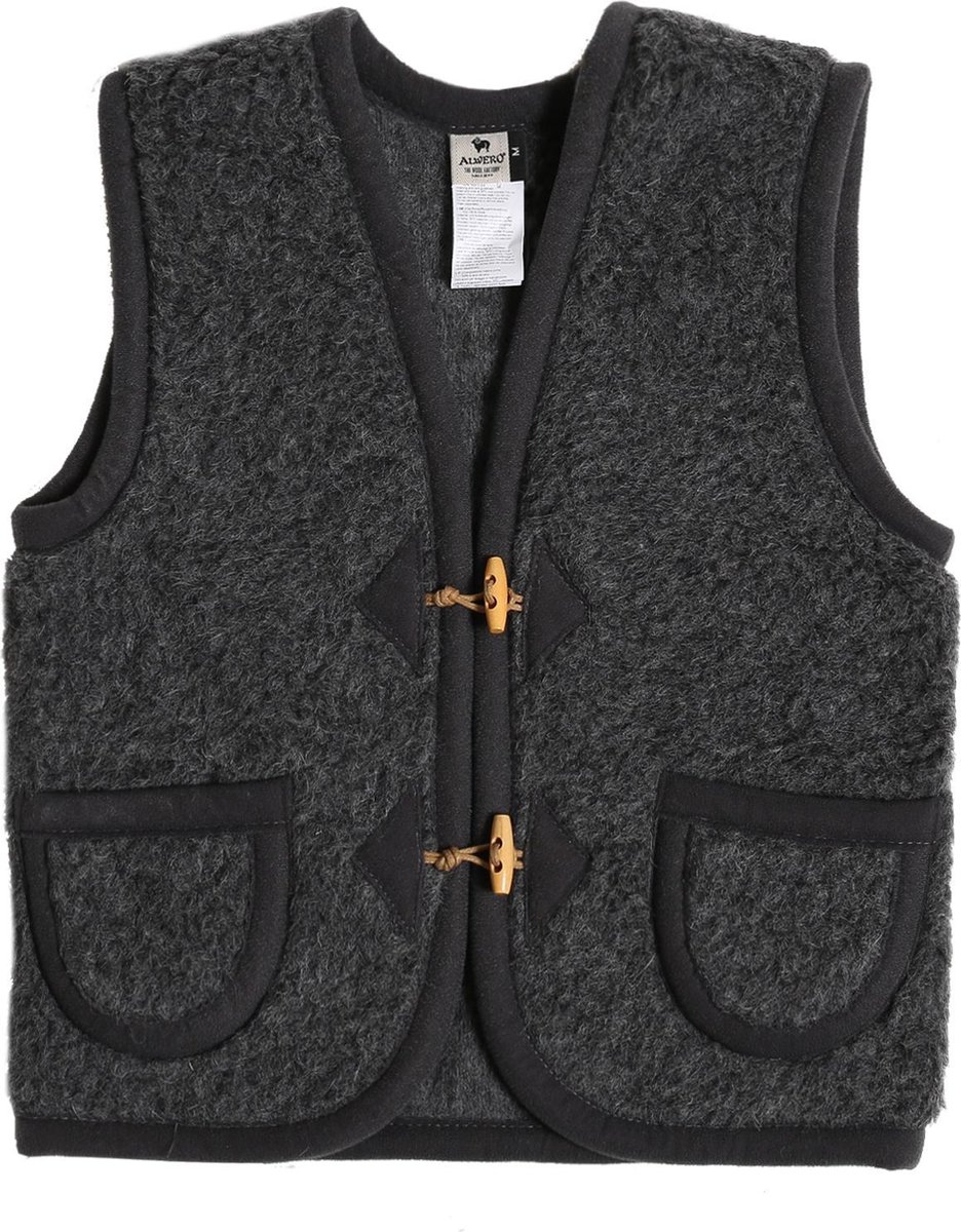 Alwero bodywarmer Alpen Junior 80 Antraciet