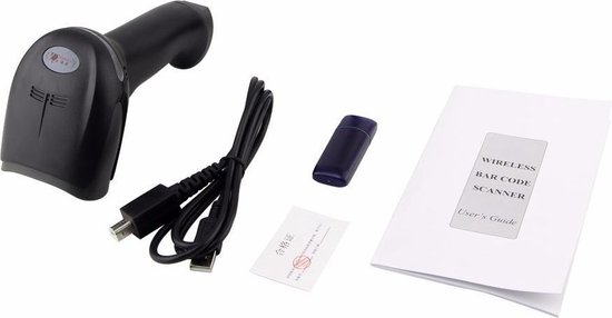 Zender Scan Draadloze HaverCo barcode scanner (met zender) / Zwart / USB laser ...