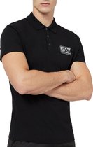 EA7 Pima Poloshirt - Mannen - Zwart