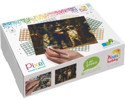 Pixelhobby geschenkdoos 9 basisplaten - Nachtwacht