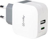 Celly USB-C + A adapter 3.4A turbo charge