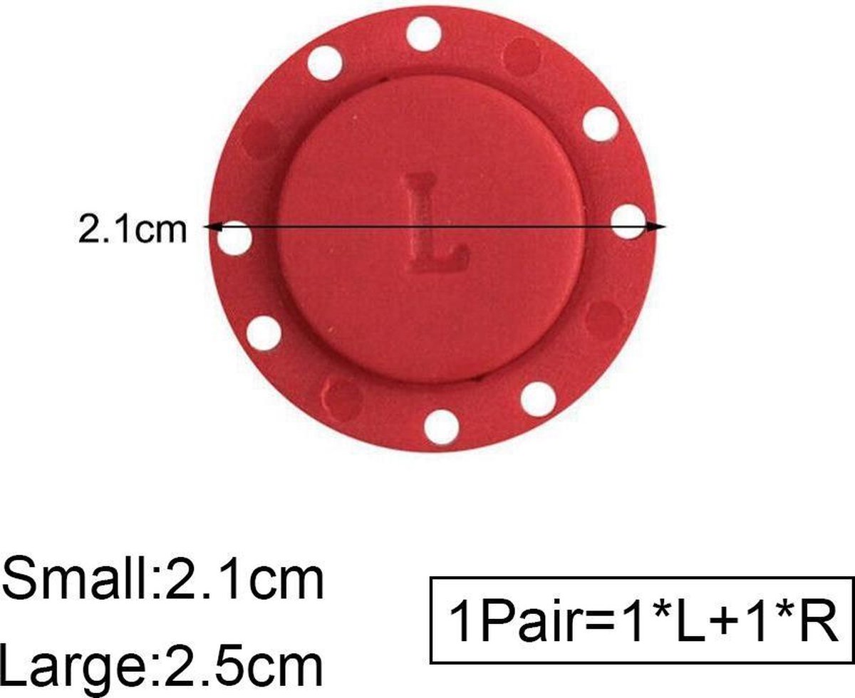 24 stuks Magnetische Snap, 18mm Magnetische Knopen, 4 Kleuren Magneetknopen, Magnetische Drukknopen Voor Portemonnees Naaien Craft Tassen Kleding Leer Craft Maken