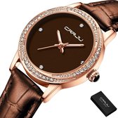 Horloges voor Vrouwen Dameshorloge Meisjes Cadeau – Dames Watch Horloge – Bruin