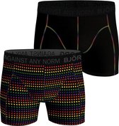 Bjorn Borg 2-pack heren boxershort - Rainbow Hearts  - S  - Zwart