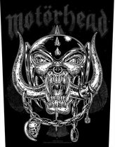 Motorhead - Etched Iron Rugpatch - Zwart