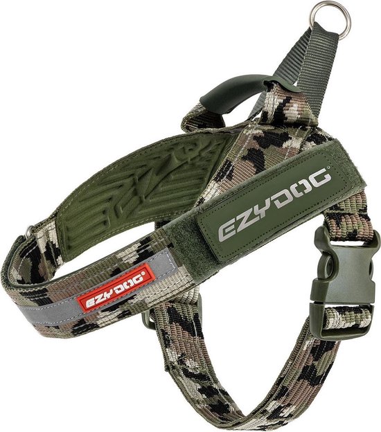 EzyDog Express - Hondentuigje - Reflecterend Hondenharnas - Maat S - Camouflage