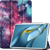 Huawei MatePad Pro 10.8 (2021) Hoes - Tri-Fold Book Case - Galaxy