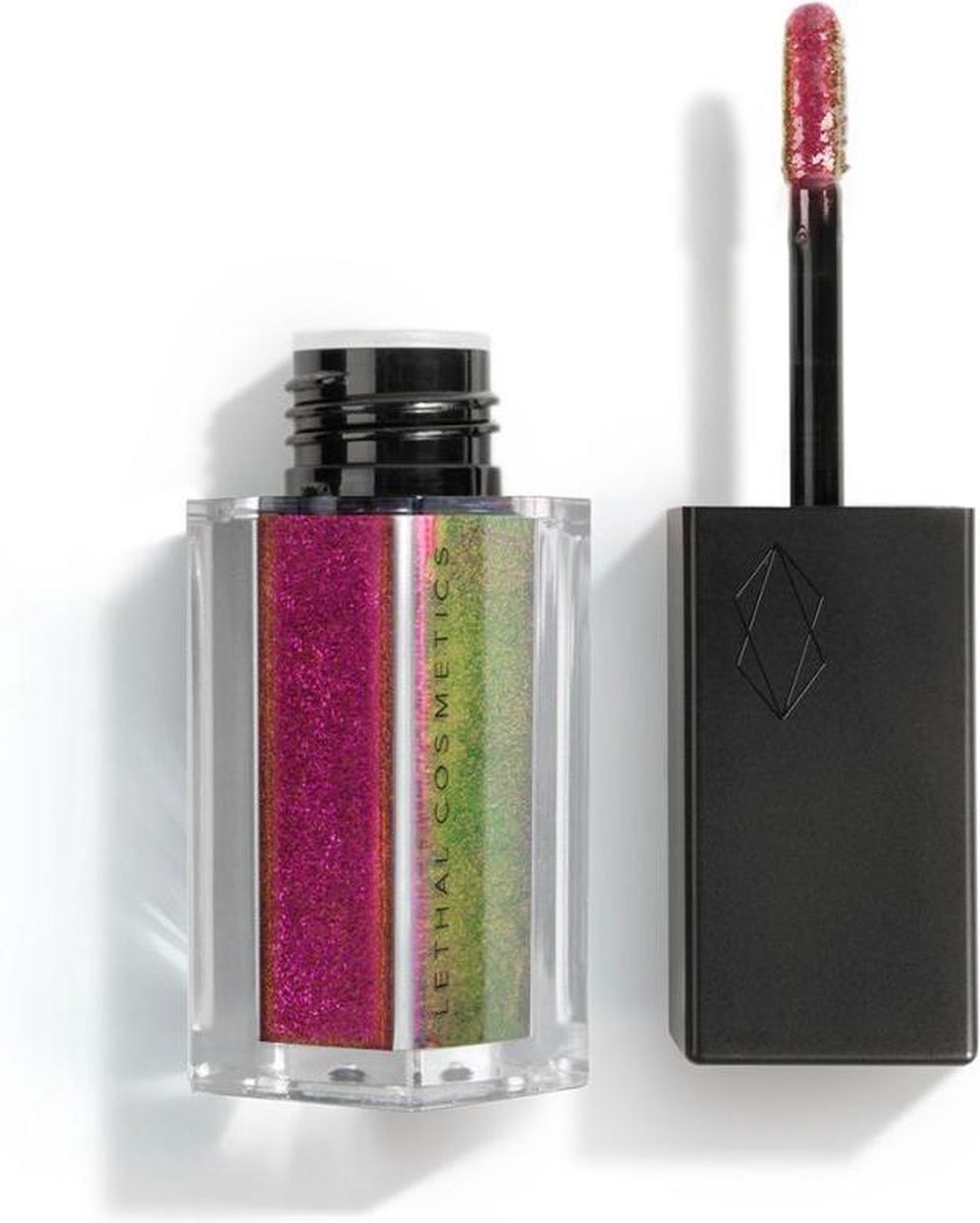 Lethal Cosmetics Liquid oogschaduw Payload Vegan, Cruelty Free Chroomkleurig
