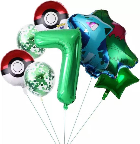 Bulbasaur pokemon Ballonpakket Droom Thema Party Decoratie  Bulbasaur Verjaardagsfeestje nummer 7