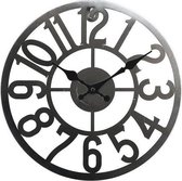 Horloge Hout MDF/Metaal (30 x 4,5 x 30 cm)