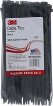 Kabelbinders Scotchflex  3M FS 140 BWC C-C  100 uds Zwart