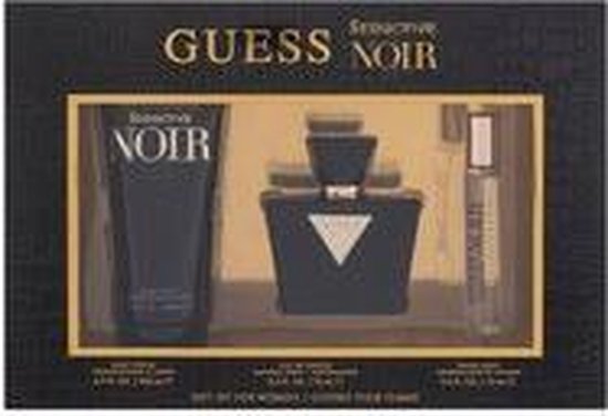 Guess - Seductive Noir GIFTSET EDT 75 ml, BODY LOTION 200 ml a MINI EDT 15 ml