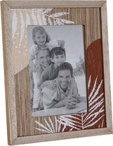 Fotolijsten DKD Home Decor Lakens Hout MDF (21 x 26.5 x 1.8 cm)