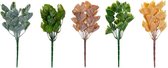 Boeketten DKD Home Decor Geel Groen (5 pcs)