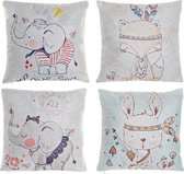 Kussen DKD Home Decor dieren Kinderen Polyester (4 pcs) (45 x 45 x 45 cm)