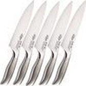 Set van 5 eenheden Chef-kok messen 20 cm roestvrij staal