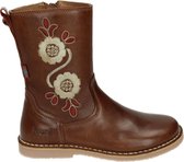 Koel4Kids MABEL FLOWERS 02M005.141-550 - Kinderen meisjes - Kleur: Cognac - Maat: 30