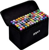 Set van 80  kleurrijke pennenset