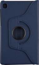 DonkerBlauw Tablethoesje voor Samsung Tab A7 Lite 8.7 (2021) - Book Case - (T220-T225) - 360 graden draaibaar