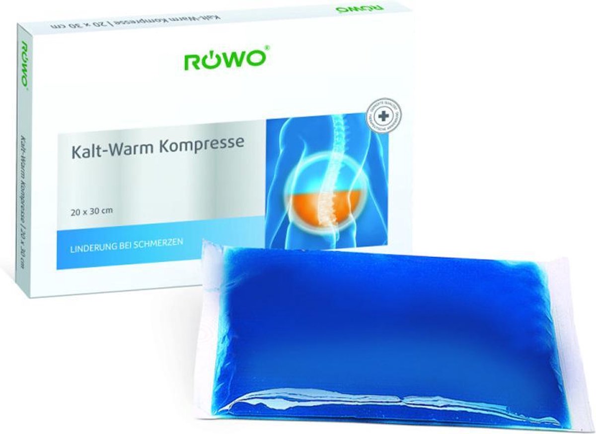 Goedkoopste Röwo Hot-Coldpack met wasbare hoes met klittenband 20x30cm