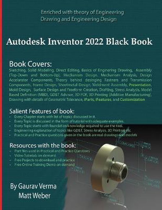 Autodesk Inventor 2022 Black Book - cover