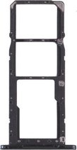 SIM-kaartlade + SIM-kaartlade + Micro SD-kaartlade voor Infinix S3X X622 (zwart)