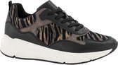Graceland Dames Zwarte sneaker zebra - Maat 39