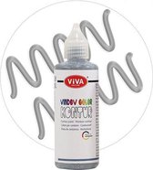 Glasverf - contour zilver - Viva Windowcolor - 90ml