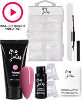 Miss Jules® Polygel Kit - 30 ml Pink - Polygel Nagels Starterspakket – Polygel Set Incl. Instructievideo (NL) – Polygel Starters Kit