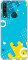 Smartphonebooster Telefoonhoesje - Back Cover - Geschikt Voor Huawei Y6p - Blue En Blue
