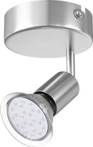 Monzana LED-Plafondlamp 1 Spot 3W Draaibaar GU10 Fitting 70x105mm