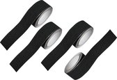 4x morceaux de ruban / bande / autocollant antidérapant noir op rol - 50 mm x 5 mètres - Ruban / bord antidérapant - Bandes antidérapantes