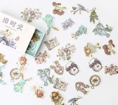 Alice's Vrienden Sticker Doos | Meerdere Stickers | Stickers Pakketje | Leuke Schattige Mooie Prachtige Stickers | Laptopstickers | Hobbystickers | Bullet Journal | Plakboeken | Jo