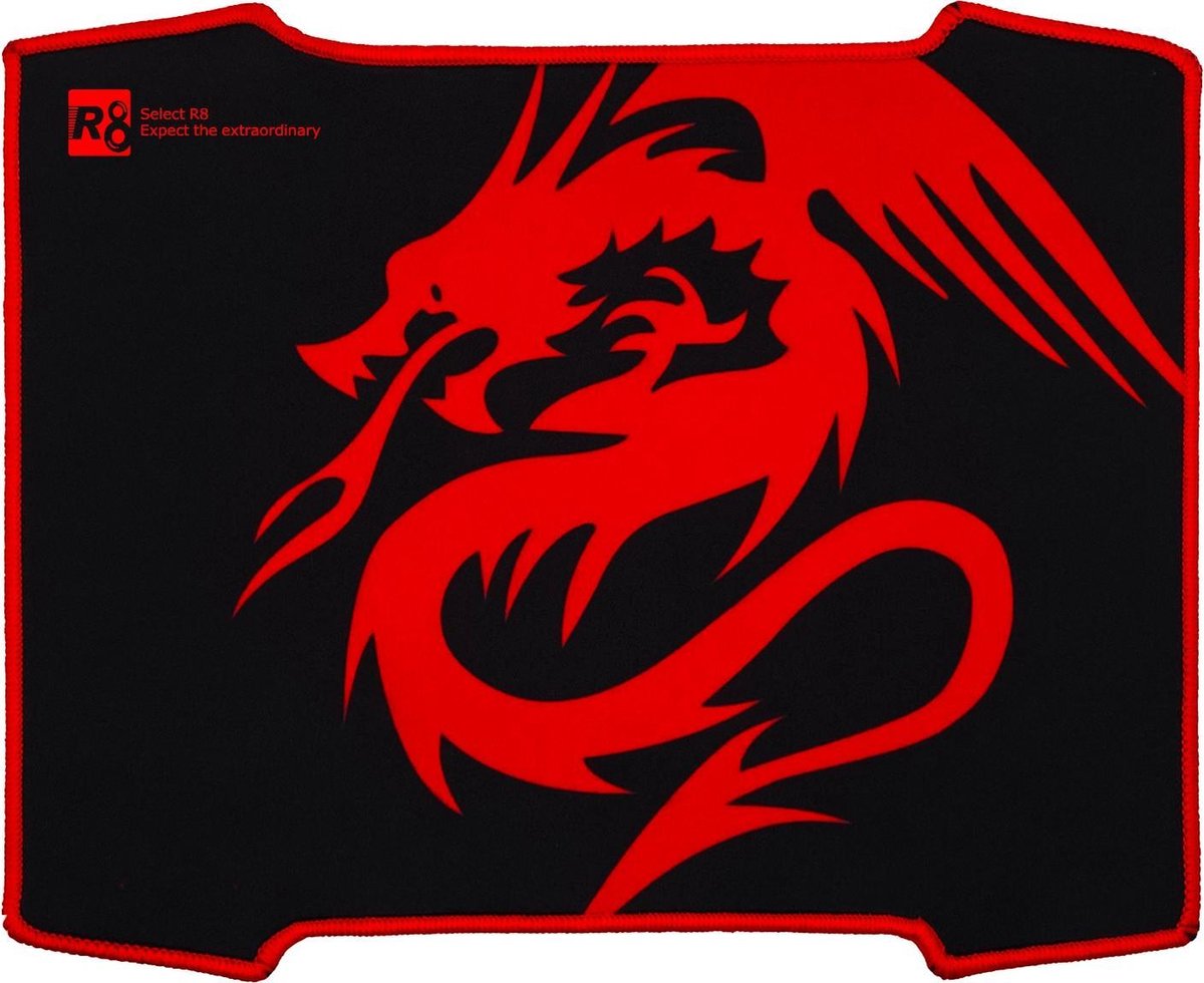 R8 Muismat klein Red Dragon Dik 3MM Anti-Slip
